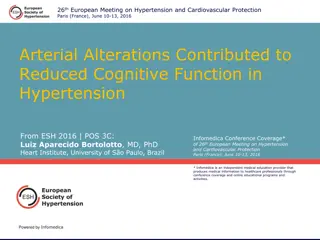 Cognitive Function and Arterial Alterations in Hypertension Study