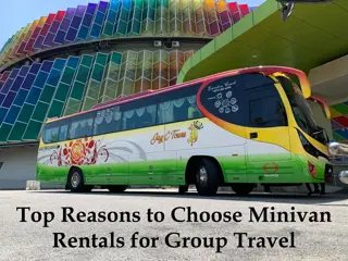 Top Reasons to Choose Minivan Rentals for Group Travel