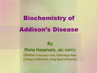 Biochemistry of Addison's Disease & Adrenal Glands