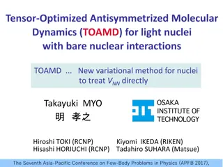 Tensor-Optimized Antisymmetrized Molecular Dynamics