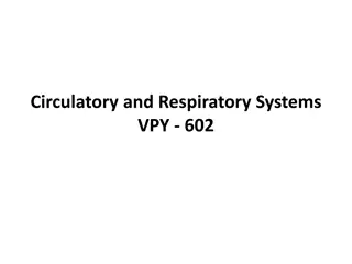 Circulatory and Respiratory Systems