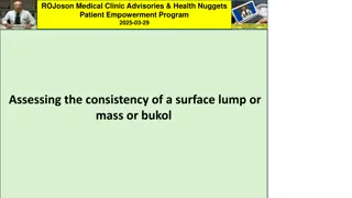 Assessing Surface Lumps: Consistency and Implications