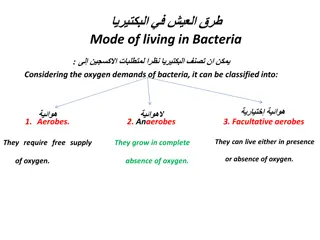 Bacteria Living Modes & Nutrition Overvie