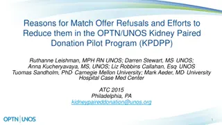 Match Offer Refusals in Kidney Paired Donation Program