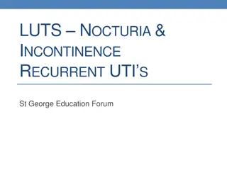 Lower Urinary Tract Symptoms and Conditions