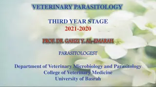 Nematodes in Veterinary Parasitology
