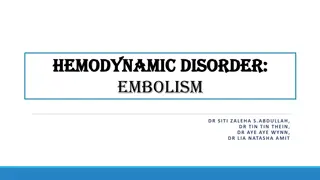 Hemodynamic Disorders and Embolism