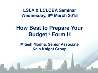 Best Practices for Budget Preparation in Legal Cases