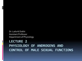 Physiology of Androgens and Male Sexual Functions