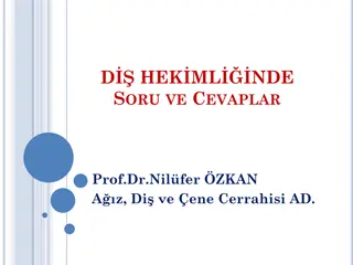 Dental Health: Questions and Answers by Prof. Dr. Nilfer Ozkan