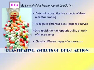 Quantitative Aspects of Drug Receptor Binding and Dose Response Curves