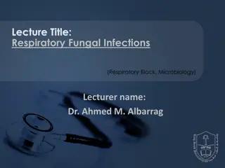 Respiratory Fungal Infections in Microbiology Lectures