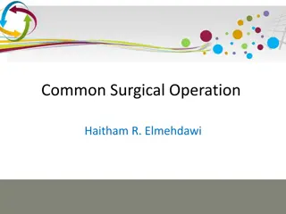 Surgical Procedure Overview: Appendectomy and Thyroidectomy