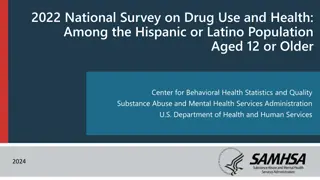 2022 National Survey on Drug Use and Health Among Hispanic Population