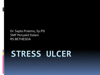 Stress Ulcers: Lesions in Gastric Mucosa Due to Ischemia
