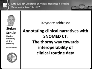 Annotating Clinical Narratives for Interoperability