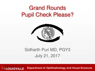 Ophthalmology Grand Rounds - Pupil Check by Dr. Sidharth Puri, MD, PGY3