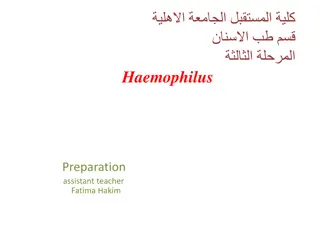 Haemophilus Influenzae: Characteristics, Clinical Features, and Laboratory Diagnosis