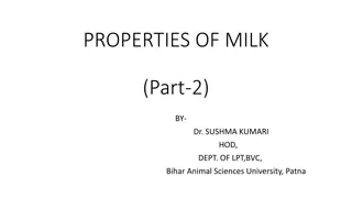 Microbial Deterioration of Milk and Milk Products
