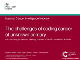 Challenges of Coding Cancer of Unknown Primary: Survey in UK, Ireland, Australia