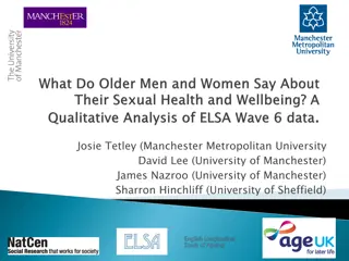 Older Adults' Perspectives on Sexual Health and Aging