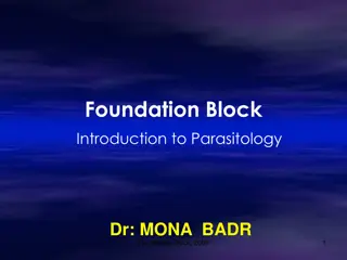 Introduction to Parasitology: Host-Parasite Relationship and Definitions