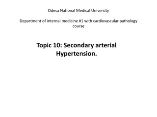 Secondary Arterial Hypertension in Cardiovascular Pathology
