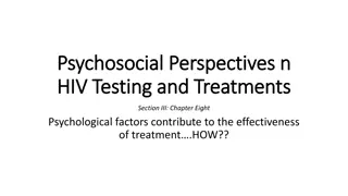 Impact of Psychological Factors on HIV Testing and Treatments