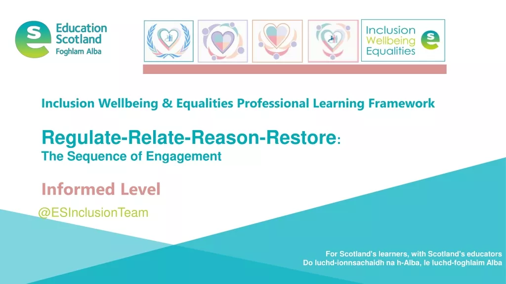 Professional Learning for Inclusion and Wellbeing in Scotland