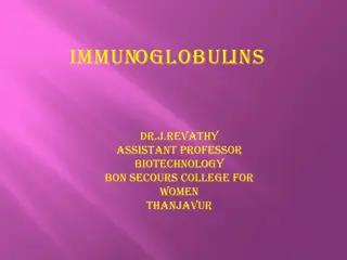 IMMUNOGLOBULINS