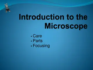 Microscope Care and Usage Guidelines
