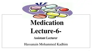 Medication Administration and Drug Calculation Lecture Summary