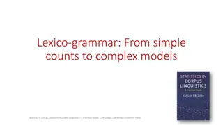 Grammatical Rules in Corpus Linguistics