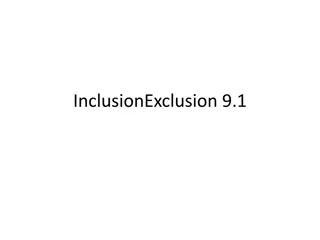 Inclusion-Exclusion Principle for Combinatorics