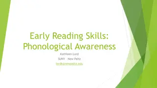 Enhancing Early Reading Skills: Phonological Awareness and Curriculum-Based Measurements