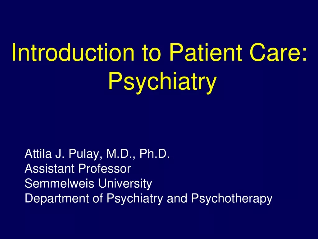 Evolution of Psychiatry: A Historical Journey through Time