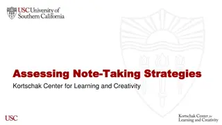 Effective Note-Taking Strategies for College Success