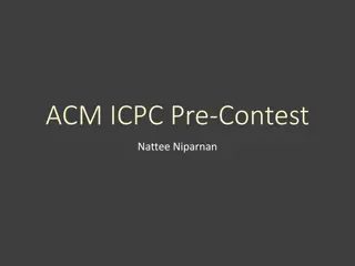 Mastering Competitive Programming - Prepare for ACM ICPC Contests
