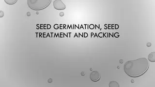 Insights into Seed Germination, Treatment, and Packing Process