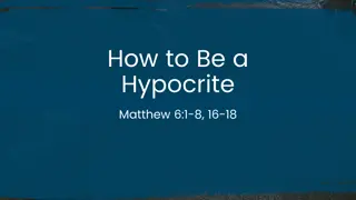 Unveiling Hypocrisy in Spiritual Practices | Matthew 6 Insights