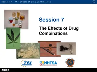 The Effects of Drug Combinations on Behavior