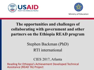 Challenges and Opportunities in Collaborating for Ethiopia READ Program