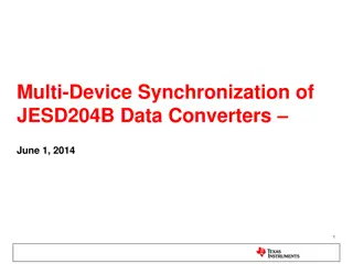 Achieving Multi-Device Synchronization with JESD204B Data Converters