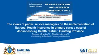 Public Service Managers' Perspectives on National Health Insurance in Primary Care
