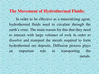 Hydrothermal Fluid Movement in Earth's Crust
