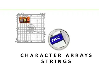 Character Arrays and Strings in Programming