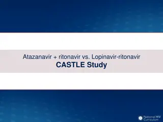 Atazanavir vs Lopinavir-Ritonavir in Treatment-Naive CASTLE Study
