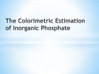 Colorimetric Estimation of Inorganic Phosphate in Biochemistry Lab