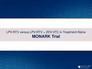 MONARK Trial: LPV-RTV vs LPV-RTV + ZDV-3TC in Treatment-Naive Patients