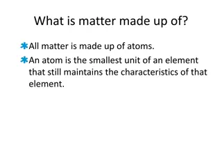 Atoms, Elements, and Chemical Bonding